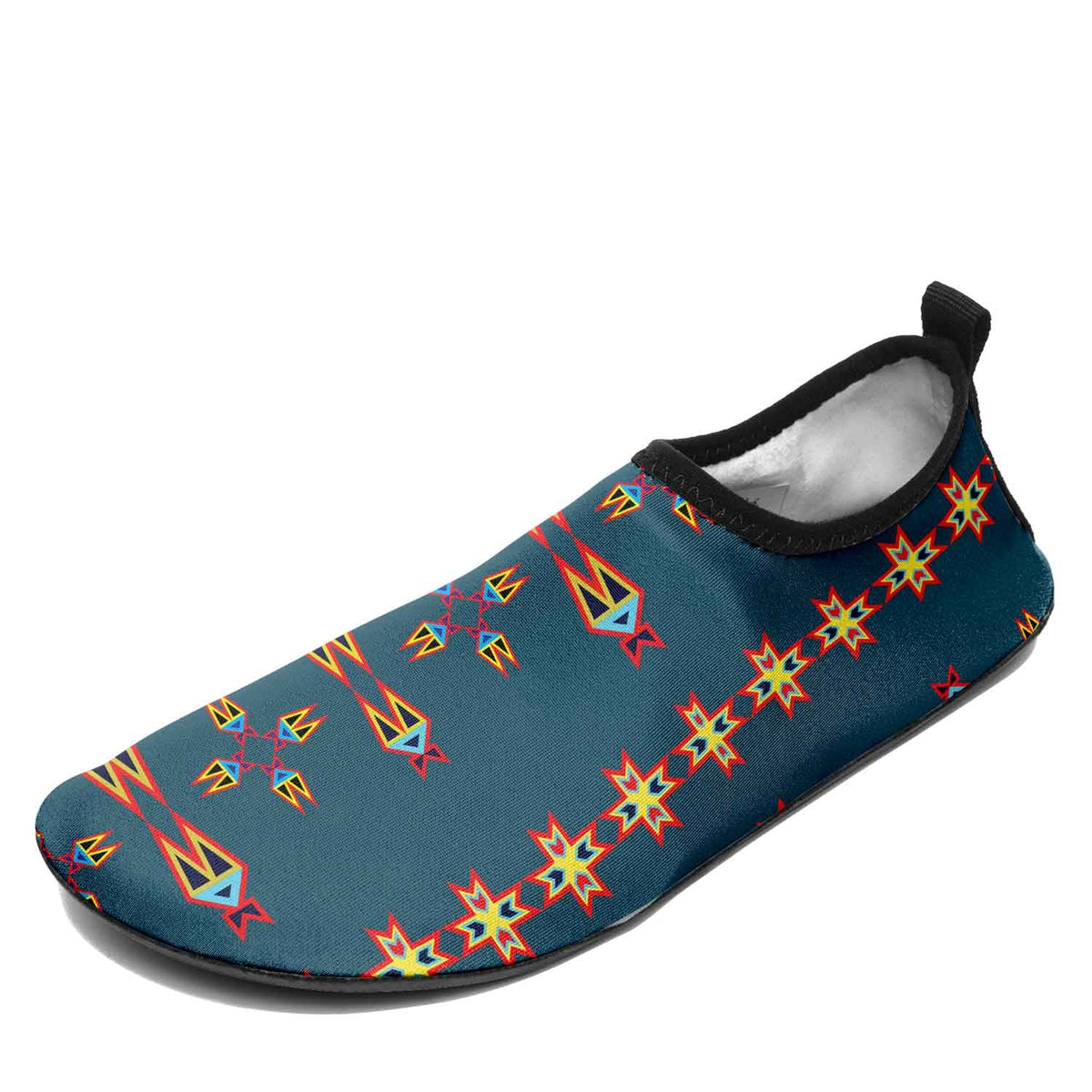 Four Directions Lodges Ocean Sockamoccs – Unisex Slip-On Shoes by 49 Dzine