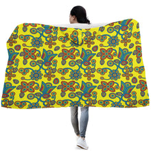 Load image into Gallery viewer, Sky Tomorrow Satin Hooded Blanket
