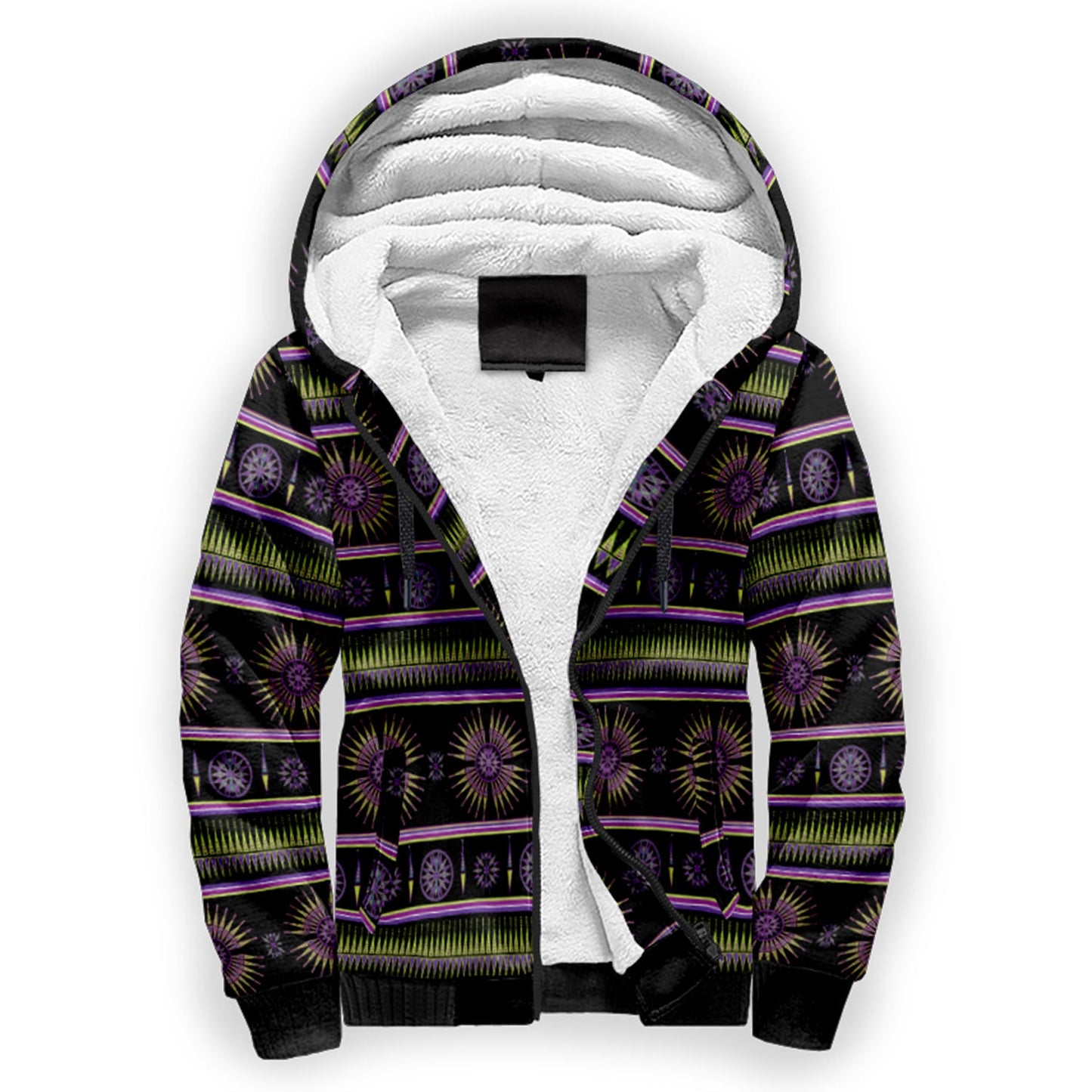 Evening Feather Sherpa Hoodie