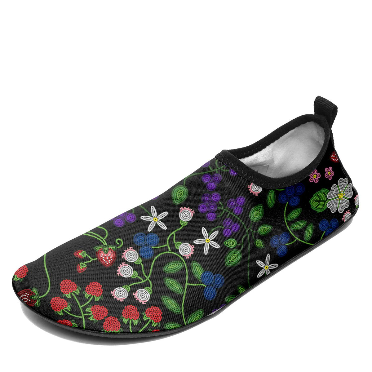 Grandmother Stories Midnight Sockamoccs – Unisex Slip-On Shoes by 49 Dzine