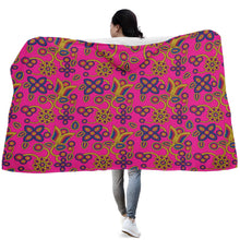Load image into Gallery viewer, Rainbow Tomorrow Tulip Hooded Blanket
