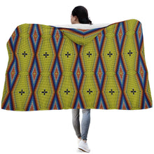 Load image into Gallery viewer, Diamond in the Bluff Yellow Hooded Blanket
