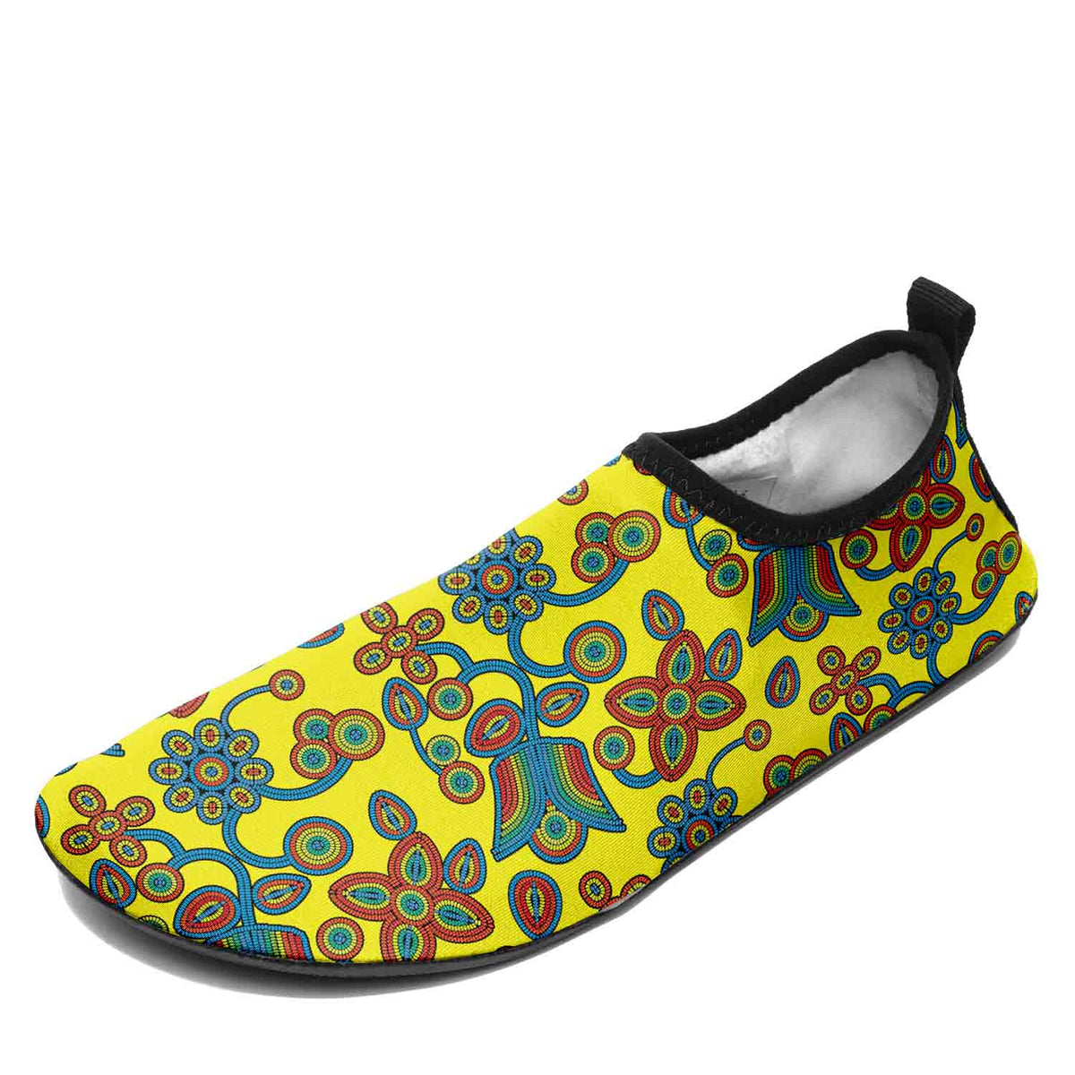 Sky Tomorrow Satin Sockamoccs – Unisex Slip-On Shoes by 49 Dzine