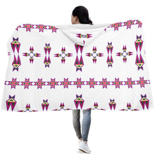 Load image into Gallery viewer, Four Directions Lodge Flurry Hooded Blanket

