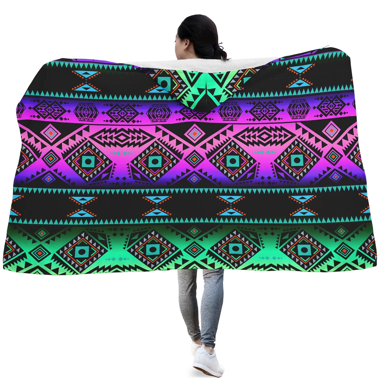 California Coast Hooded Blanket