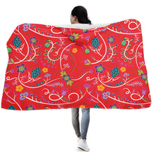 Load image into Gallery viewer, Fresh Fleur Fire Hooded Blanket
