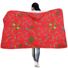 Load image into Gallery viewer, Vine Life Scarlet Hooded Blanket
