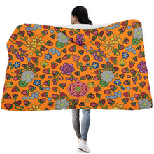 Load image into Gallery viewer, Berry Pop Carrot Hooded Blanket
