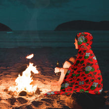 Load image into Gallery viewer, Strawberry Dreams Fire Hooded Blanket
