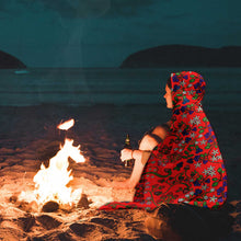 Load image into Gallery viewer, Grandmother&#39;s Stories Fire Hooded Blanket

