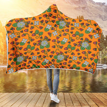Load image into Gallery viewer, Strawberry Dreams Carrot Hooded Blanket
