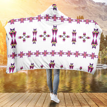 Load image into Gallery viewer, Four Directions Lodge Flurry Hooded Blanket
