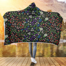 Load image into Gallery viewer, Grandmother&#39;s Stories Midnight Hooded Blanket

