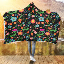 Load image into Gallery viewer, Bee Spring Night Hooded Blanket
