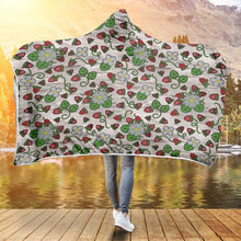 Load image into Gallery viewer, Strawberry Dreams Bright Birch Hooded Blanket
