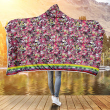 Load image into Gallery viewer, Culture in Nature Maroon Hooded Blanket
