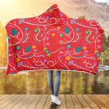 Load image into Gallery viewer, Fresh Fleur Fire Hooded Blanket

