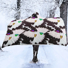 Load image into Gallery viewer, Eagle Feather Fans Hooded Blanket
