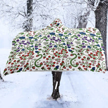 Load image into Gallery viewer, Grandmother&#39;s Stories White Hooded Blanket
