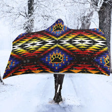 Load image into Gallery viewer, Sunset Bearpaw Blanket Hooded Blanket
