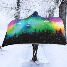 Load image into Gallery viewer, Aurora Medicine Animals Hooded Blanket
