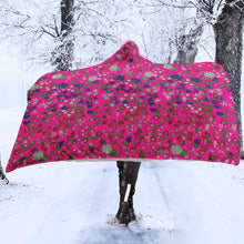 Load image into Gallery viewer, Grandmother&#39;s Stories Blush Hooded Blanket
