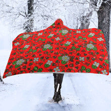 Load image into Gallery viewer, Strawberry Dreams Fire Hooded Blanket
