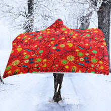 Load image into Gallery viewer, Nipin Blossom Fire Hooded Blanket
