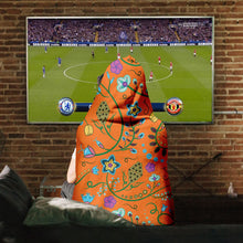 Load image into Gallery viewer, Fresh Fleur Carrot Hooded Blanket
