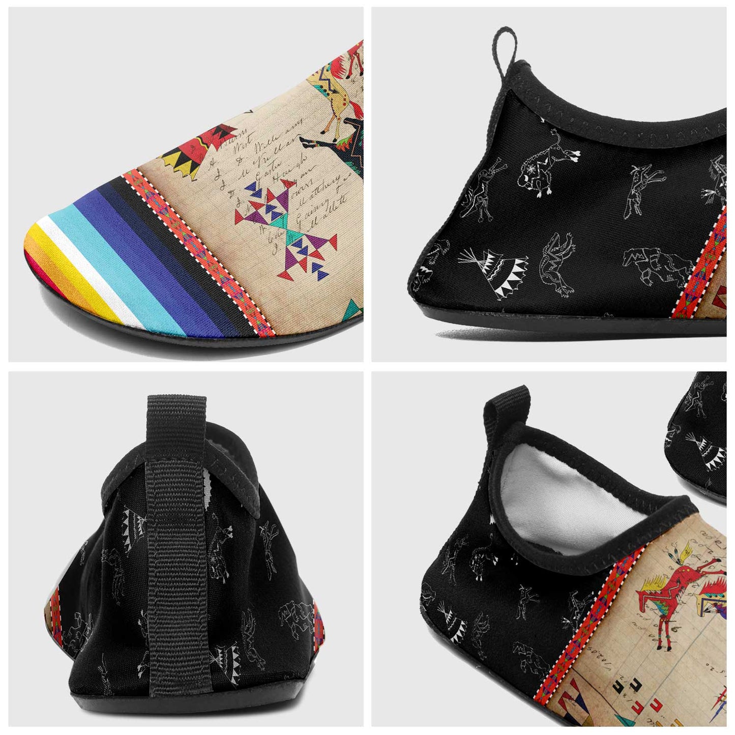 Horses Running Black Sky Kid's Sockamoccs