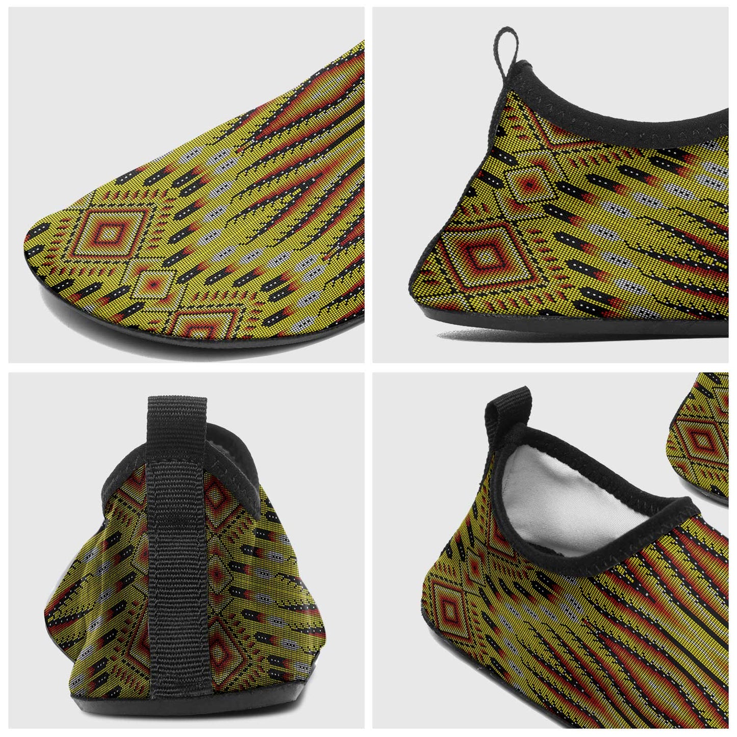 Fire Feather Yellow Kid's Sockamoccs