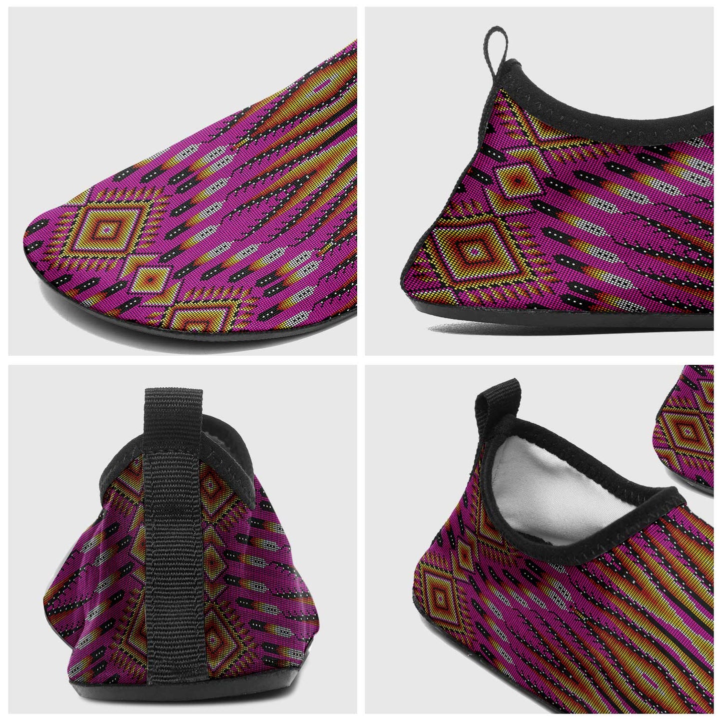 Fire Feather Pink Kid's Sockamoccs