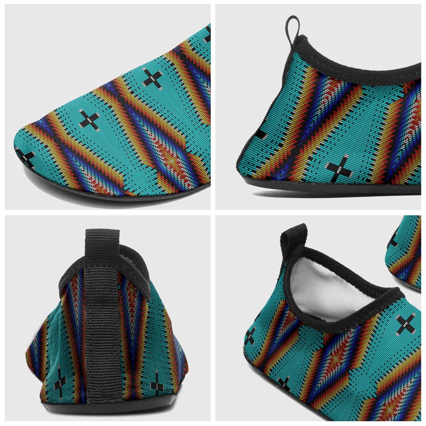 Diamond in the Bluff Turquoise Kid's Sockamoccs