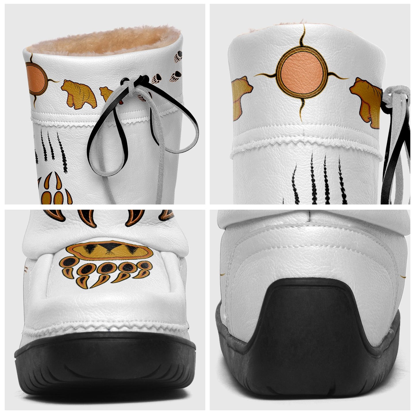Bear Paw Tan Real Leather MocLux
