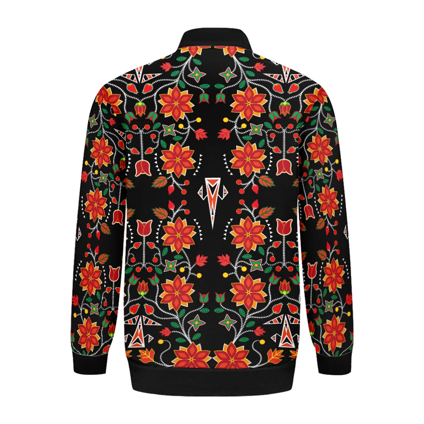 Floral Beadwork Six Bands Lightweight Jacket