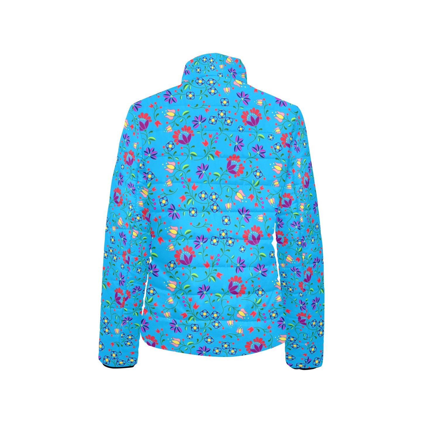 Fleur Indigine Ciel Women's Stand Collar Padded Jacket