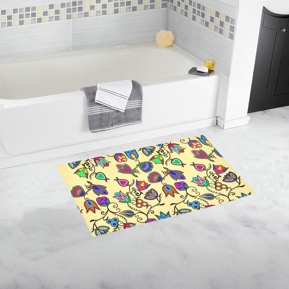 Indigenous Paisley Vanilla Bath Rug 16''x 28''