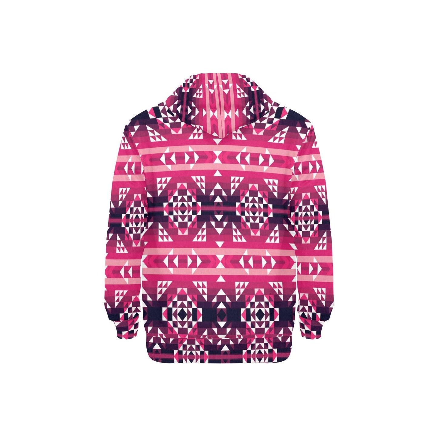 Royal Airspace Red Men's Long Sleeve Fleece Hoodie