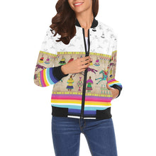 Load image into Gallery viewer, Ledger Village Clay Bomber Jacket for Women
