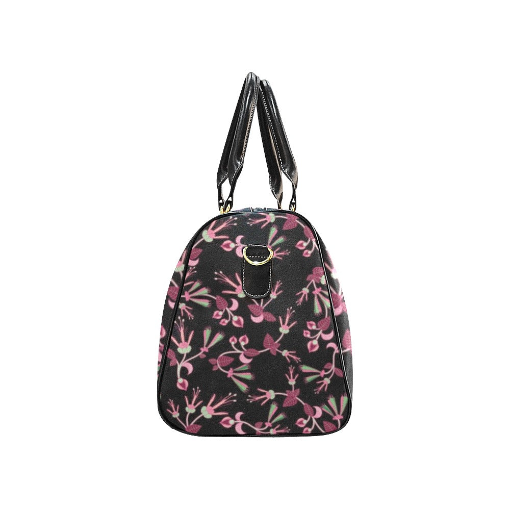 Floral Green Black New Waterproof Travel Bag/Small