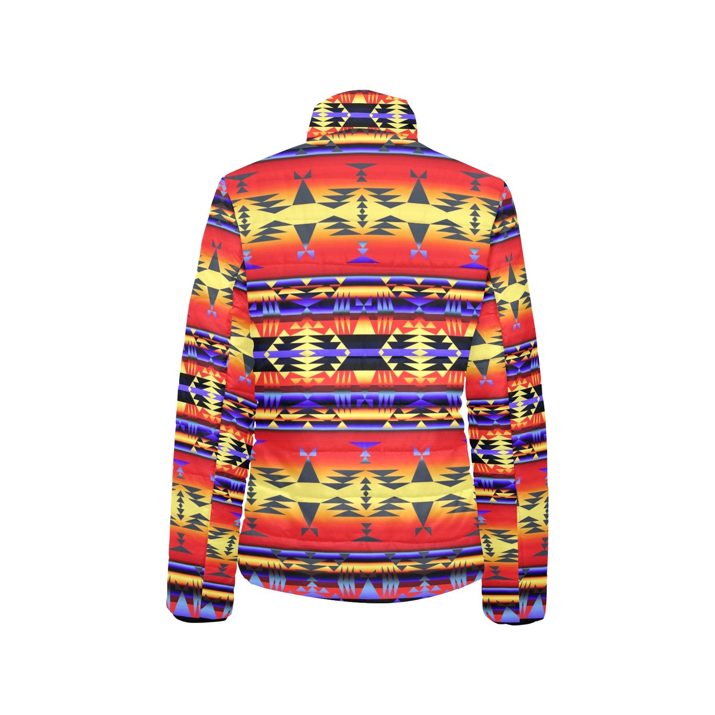 Between the San Juan Mountains Women's Stand Collar Padded Jacket