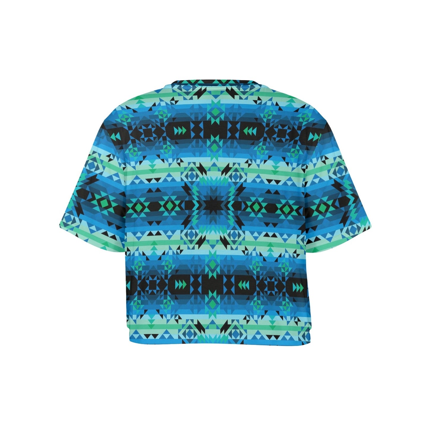 Green Star Crop Top