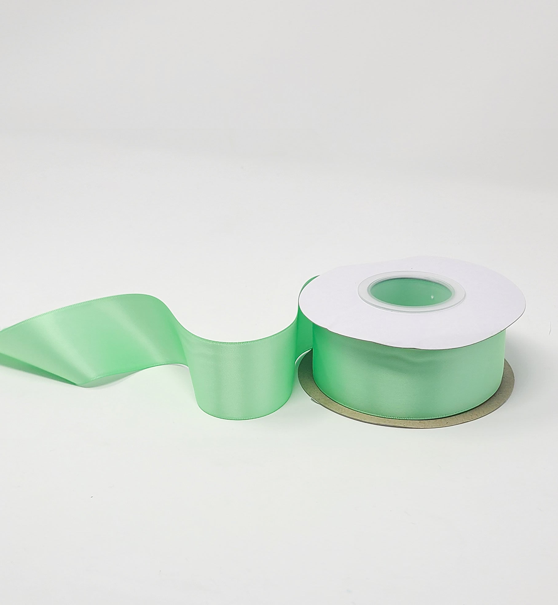 Double Face Solid Colored Ribbon Ginger Snap main image 1