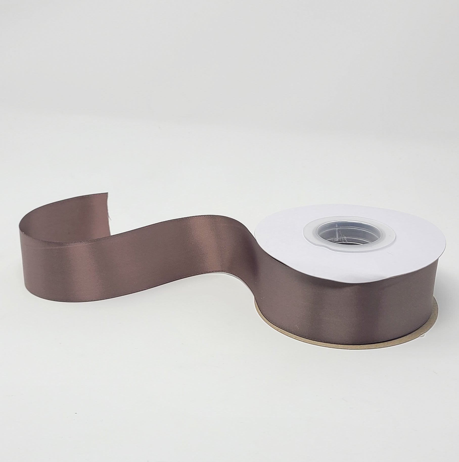 Double Face Solid Colored Ribbon Ginger Snap main image 0