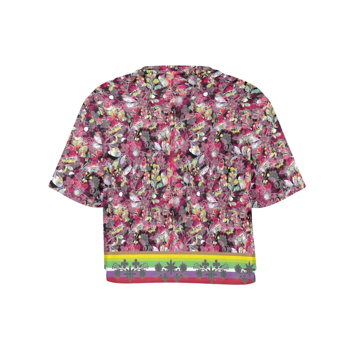 Culture in Nature Maroon Crop Top