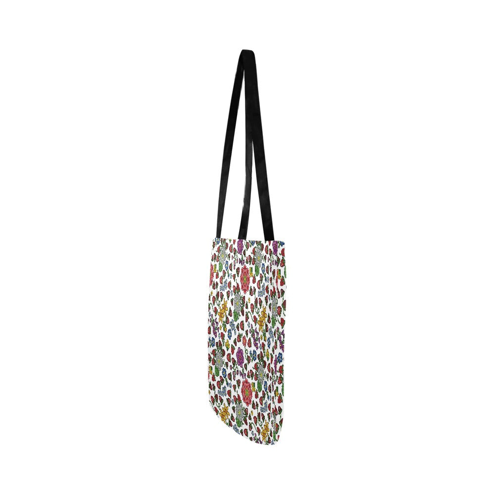 Berry Pop White Reusable Shopping Bag
