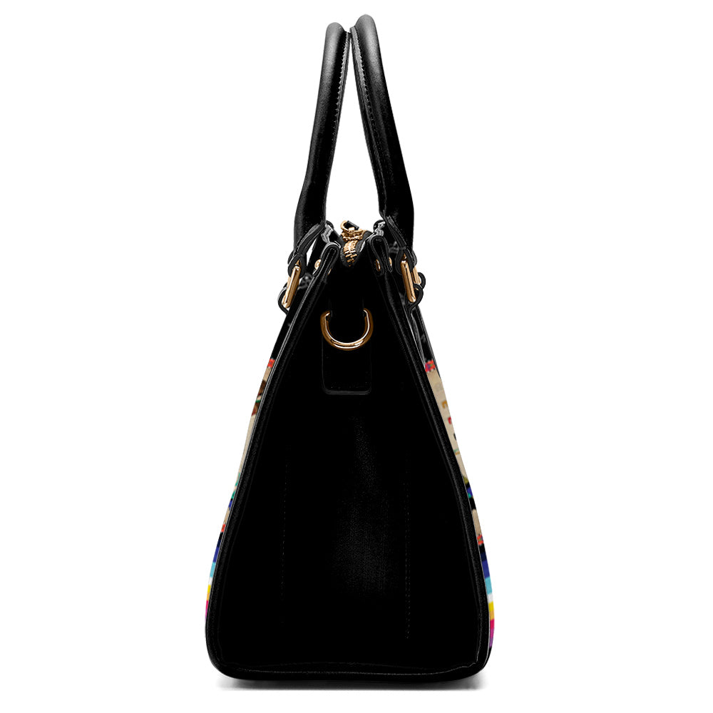 Buffalos Running Black Sky Convertible Handbag