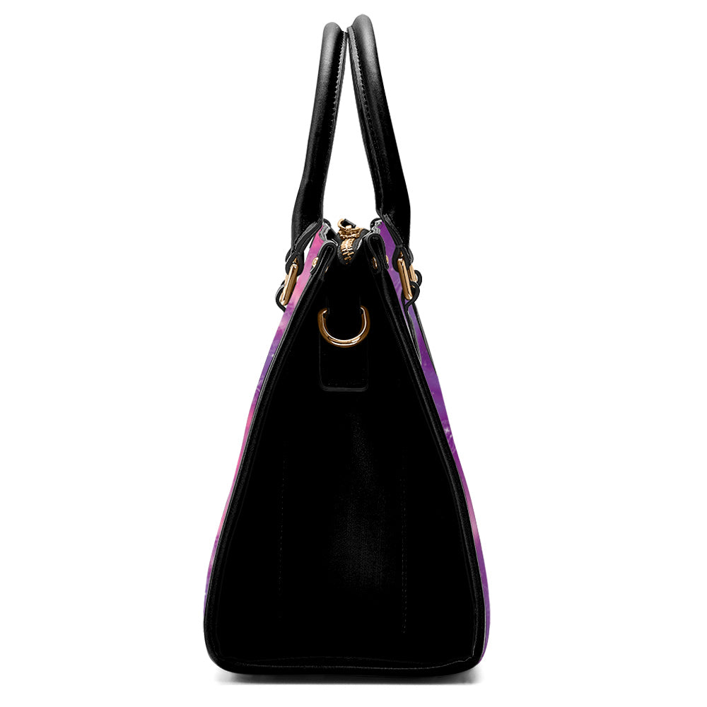 Animal Ancestors 7 Aurora Gases Pink and Purple Convertible Handbag