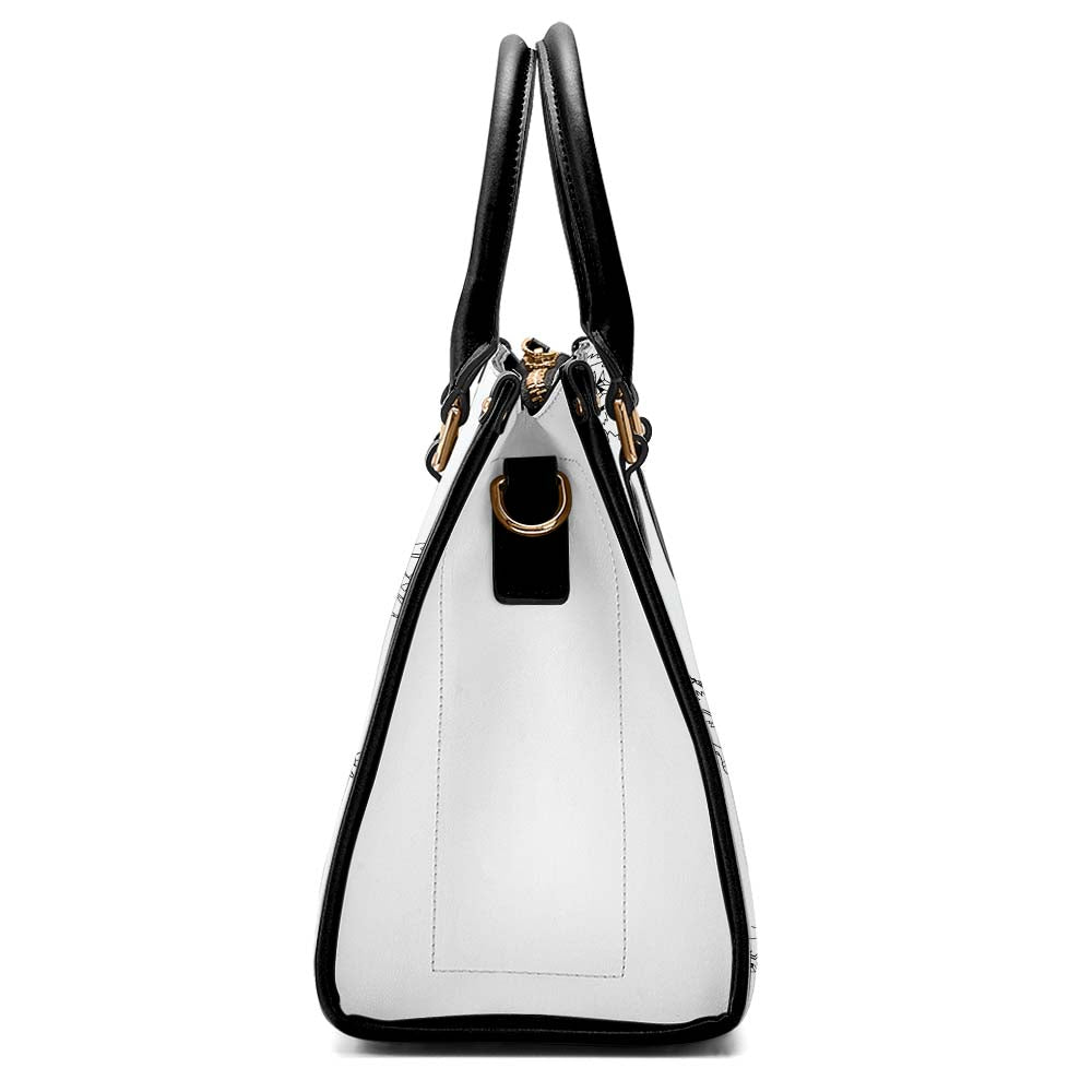 Ledger Dabbles White Convertible Handbag