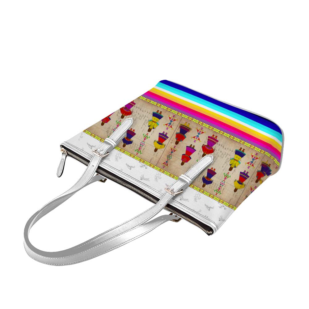 Ledger Round Dance White Tote